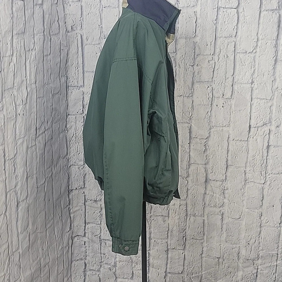 NIKKEN Green and Tan Zip up Warm Up Men's‎ Jacket Medium - Picture 5 of 9